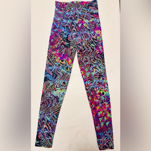 Women’s Athletic Neon Vibes Light Supplex Leggings - Picture 2 of 2